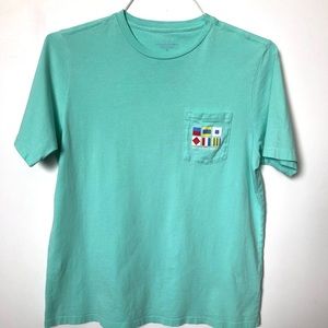 Vineyard Vines Youth XL T-shirt mast teal green